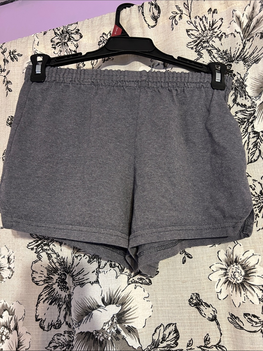 Girls Athletic Lounge Shorts — Gray